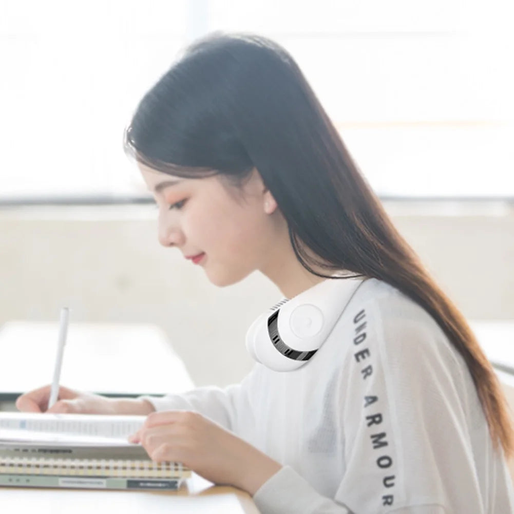 InstaRelief-Foldable Bladeless Neck Fan – 5000mAh