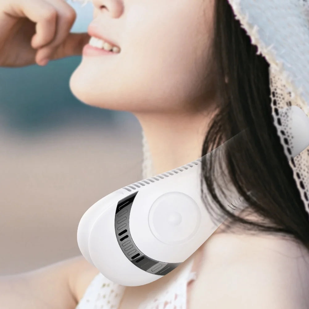 InstaRelief-Foldable Bladeless Neck Fan – 5000mAh