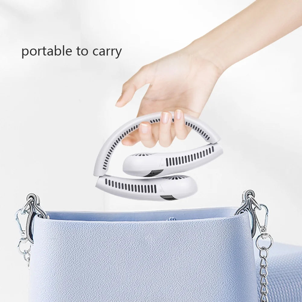 InstaRelief-Foldable Bladeless Neck Fan – 5000mAh